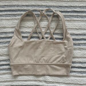 BuffBunny Taupe Sports Bra